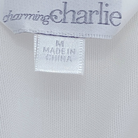 Charming Charlie Womens Dress Size Medium White in Color - Picture 5 of 6